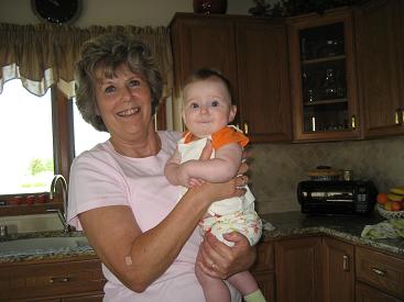 Zoe with Grandma Vicki