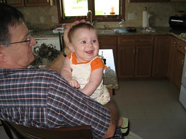 Zoe and Grandpa Larry